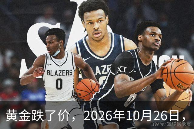 黄金跌了价，2026年10月26日，中国黄金最新价格，人民币黄金最新价格一览
